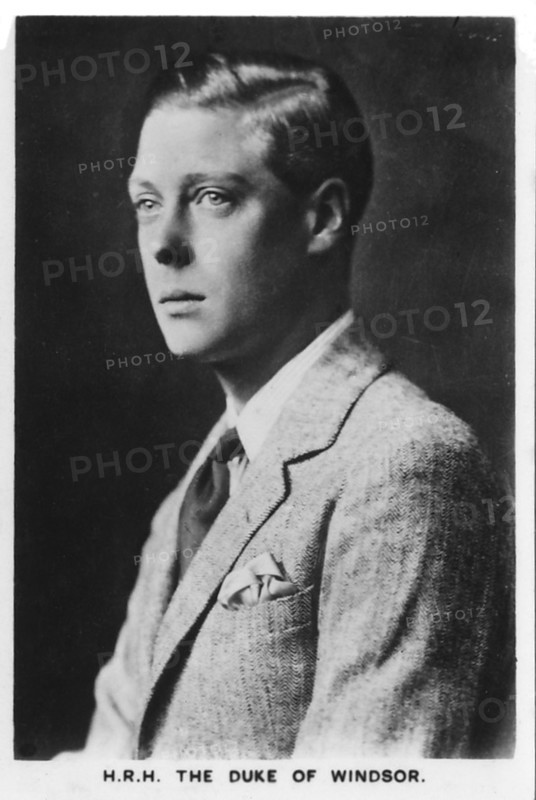 'HRH The Duke of Windsor', 1937. Artist: Unknown.