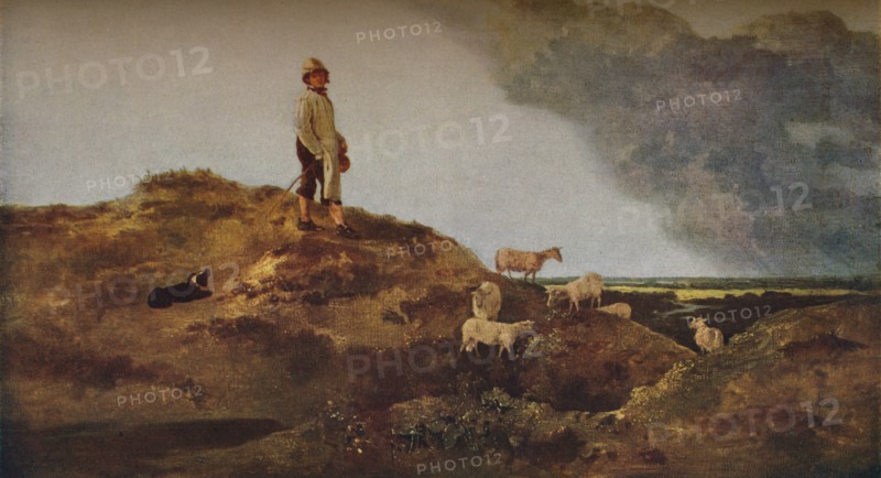 'View on Mousehold Heath, Near Norwich', c1812.