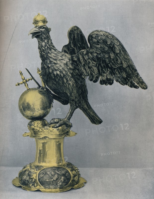 'Polish Eagle-shaped vessel from King John Casimir's set', c1666. Artist: Heinrich Mannlich.