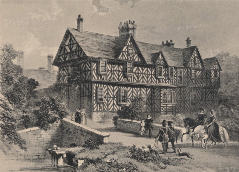 Pitchford Hall, Shropshire, 1915. Artist: Unknown.