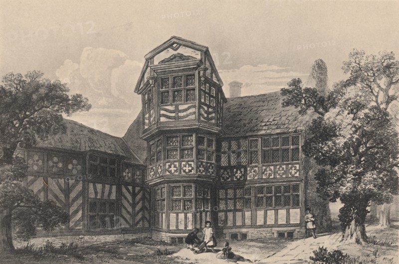 Gawsworth Old Hall, Cheshire, 1915. Artist: Unknown.