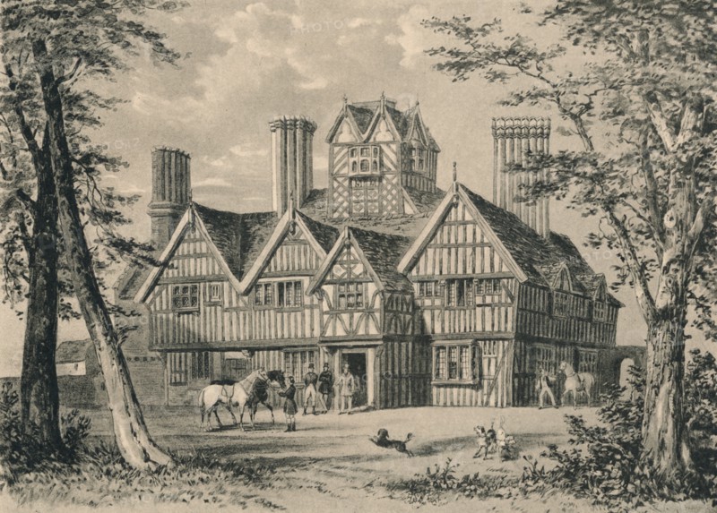 The Oak House, West Bromwich, Staffordshire, 1915. Artist: Unknown.
