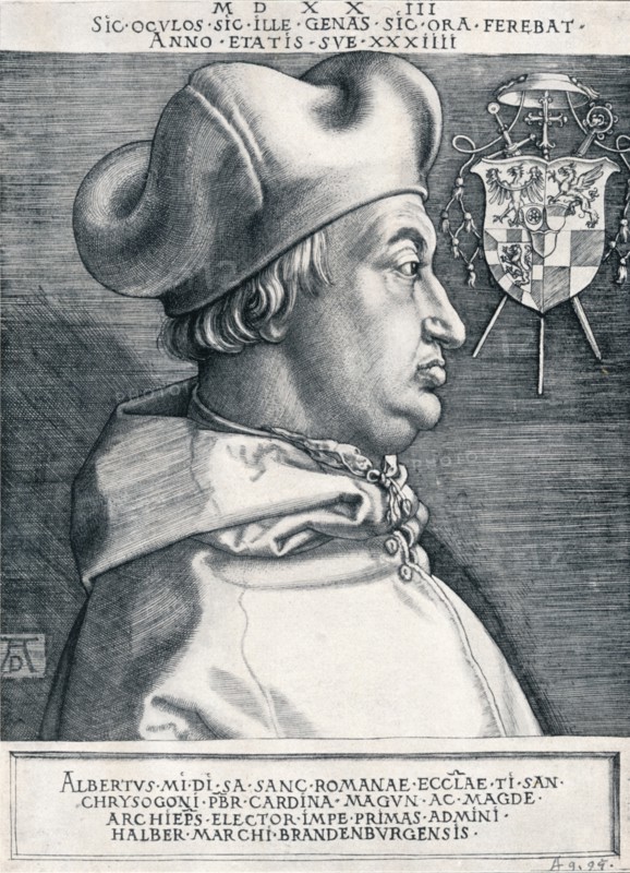 'Cardinal Albrecht of Brandenburg' (The Great Cardinal), 1523 (1906). Artist: Albrecht Durer.