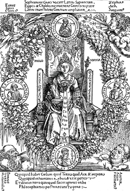 'Philosophia', 1502 (1906). Artist: Albrecht Durer.