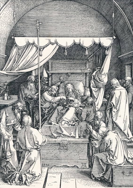 'The Death of the Virgin', 1510 (1906). Artist: Albrecht Durer.