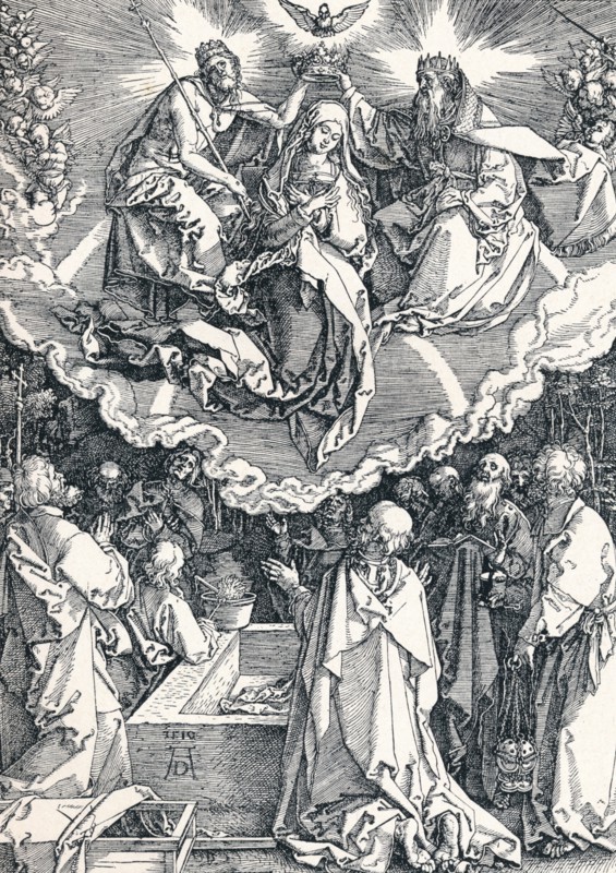 'The Assumption and Coronation of the Virgin', 1510 (1906). Artist: Albrecht Durer.