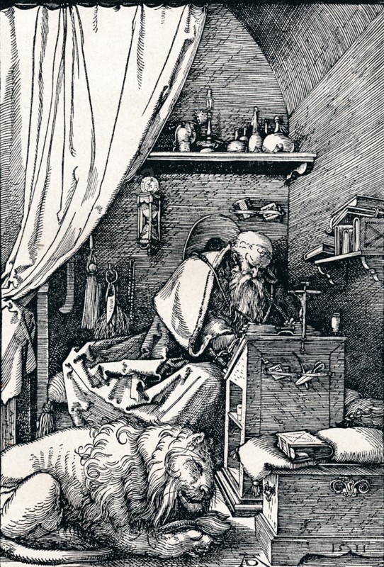 'St Jerome in His Cell', 1511 (1906). Artist: Albrecht Durer.