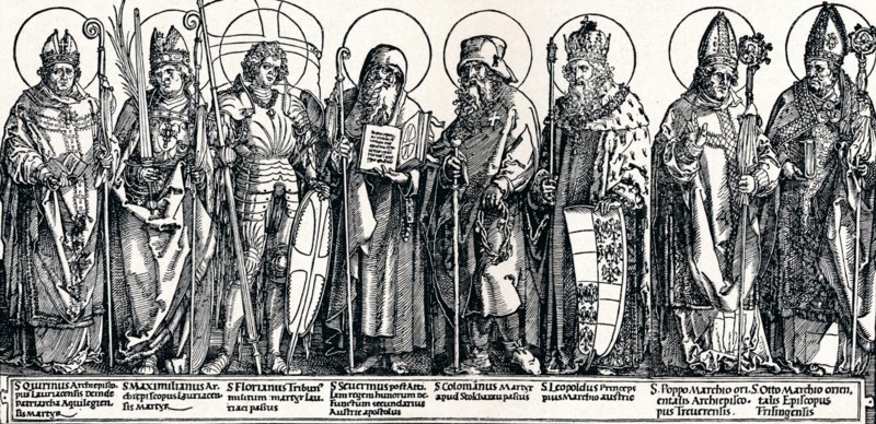 'The Patron Saints of Austria', 1515 (1906). Artist: Albrecht Durer.