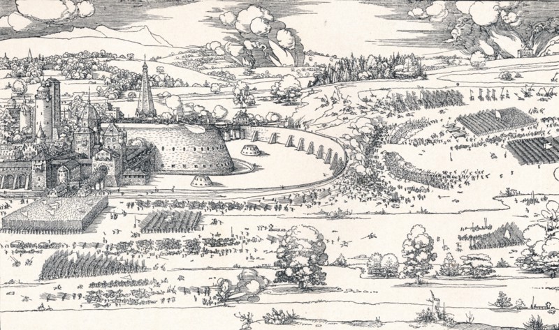 'The Siege of a Fortress I', 1527 (1906). Artist: Albrecht Durer.