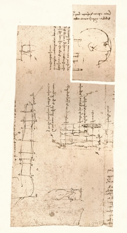 Two drawings illustrating the theory of the proportions of the human figure, c1472-c1519 (1883). Artist: Leonardo da Vinci.