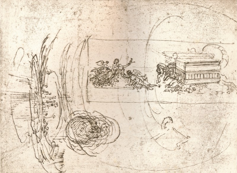 Studies for allegorical compositions, c1472-c1519 (1883). Artist: Leonardo da Vinci.