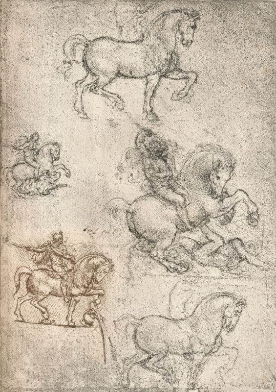 Study for the Sforza Monument, c1482-c1499 (1883). Artist: Leonardo da Vinci.