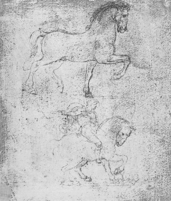 Study for the Sforza Monument, c1482-c1499 (1883). Artist: Leonardo da Vinci.