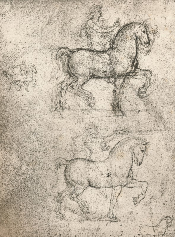 Study for the Sforza Monument, c1482-c1499 (1883). Artist: Leonardo da Vinci.