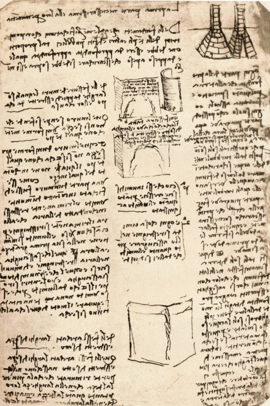 Architectural drawing, c1472-c1519 (1883). Artist: Leonardo da Vinci.