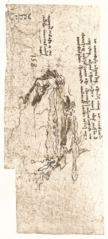 A map representing the Mediterranean Sea, c1472-c1519 (1883). Artist: Leonardo da Vinci.