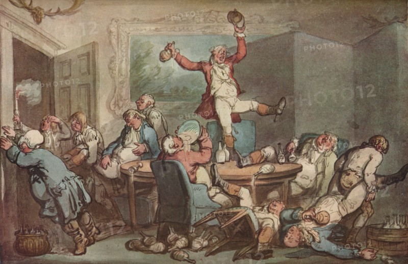 'The Hunt Supper', c1780-1825.