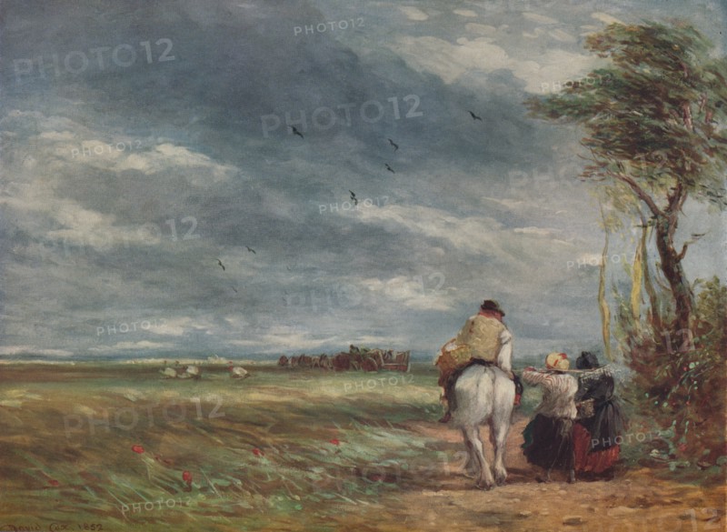 'Going to the Hayfield', 1852. Artist: David Cox the elder.