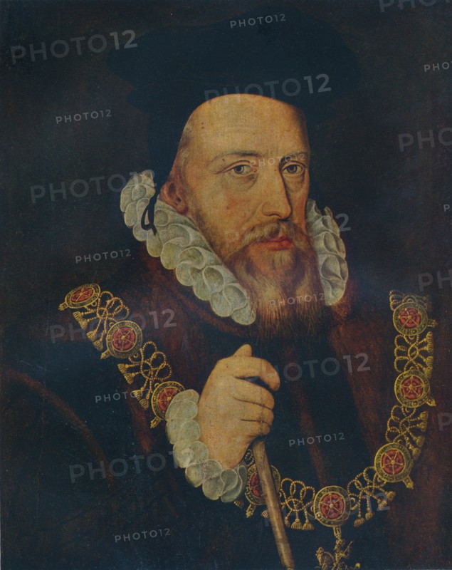 'William Cecil, Lord Burghley', 16th century. Artist: Unknown.