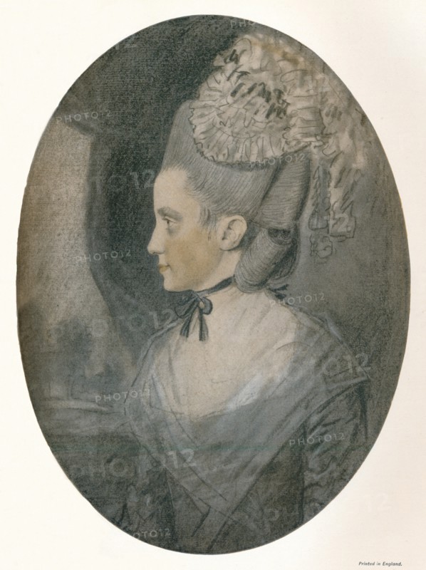 'Mrs. John Mortlock (Nee Harrison)', c1780. Artist: John Downman.