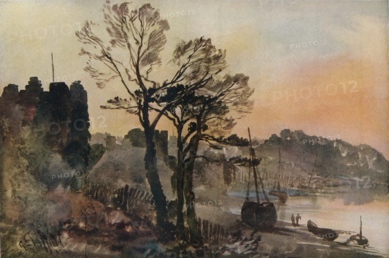 'Conway Bay', 1880. Artist: George Sheffield.