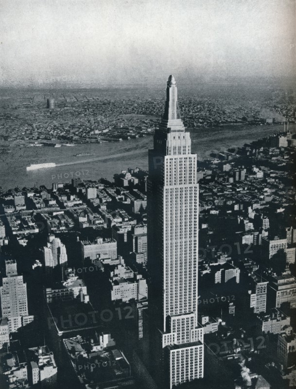 'A superb photograph of the World's tallest building, the Empire State, New York City', c1940. Artist: Sherman Mills Fairchild.
