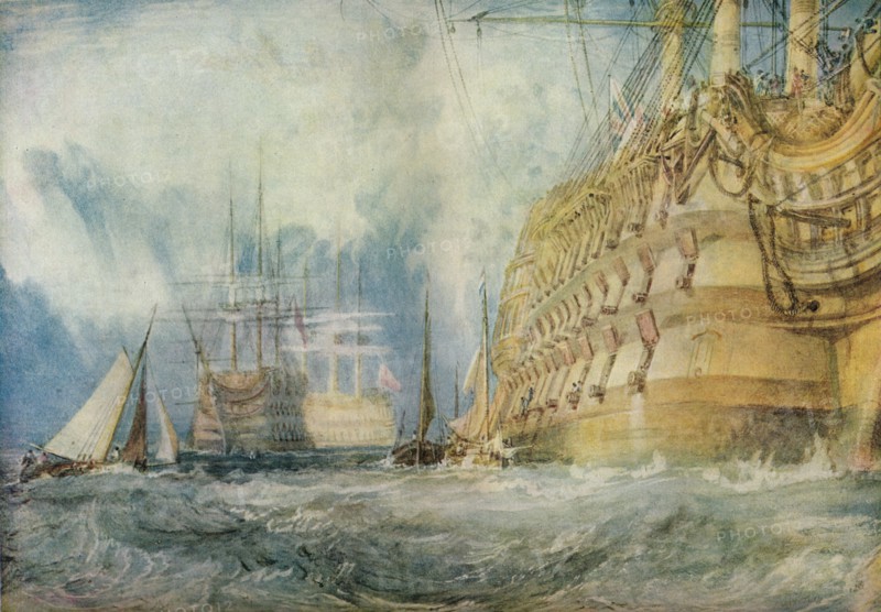 'A First Rate Taking in Stores', 1818. Artist: JMW Turner.