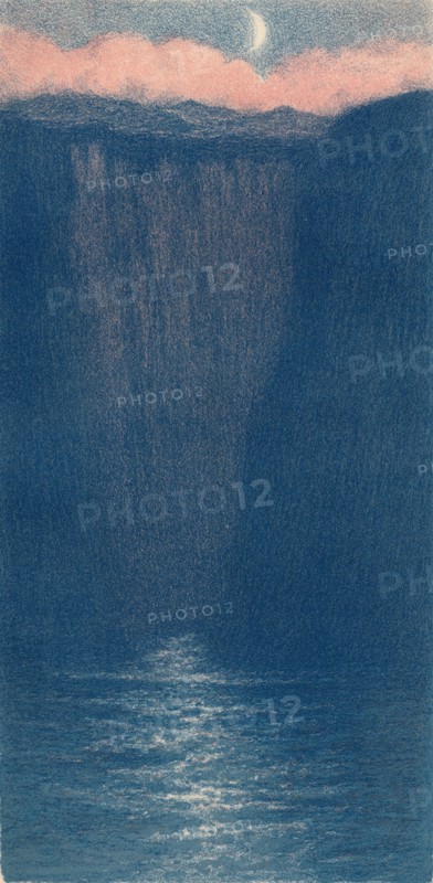 'Auto-Lithograph by F. F. Foottet', c1900. Artist: Frederick Francis Foottet.