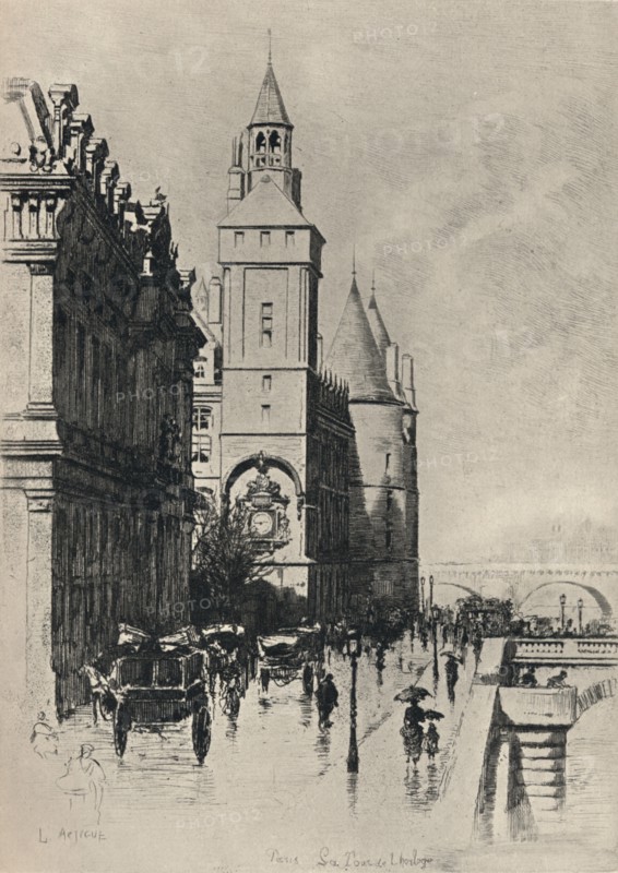 'The Tour de l'Horloge', 1915. Artist: L Artigue.