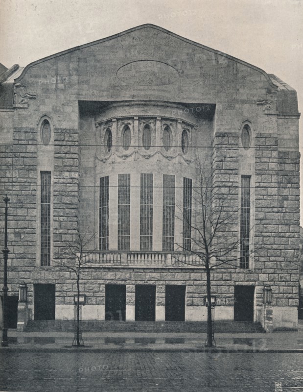 'The New Hebbel Theatre, Berlin', c1908. Artist: Unknown.