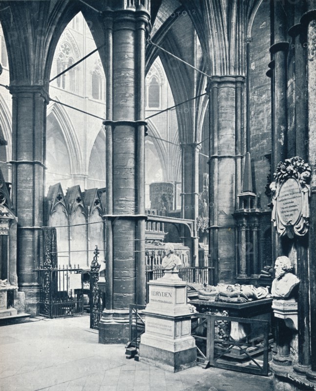 'Westminster Abbey. From South Transept, looking North-East. St. Benedict's Chapel', c1903. Artist: SB Bolas & Co.