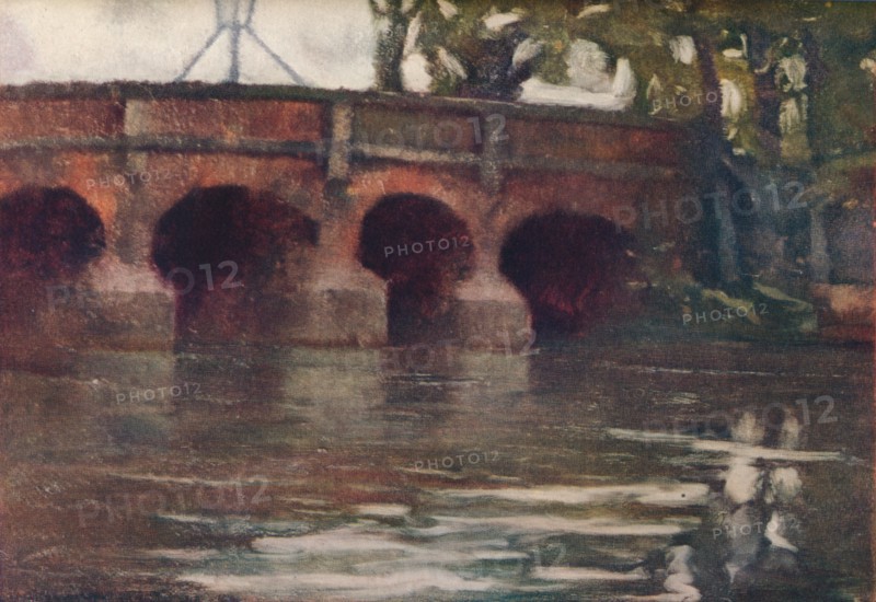 'The Bridge', c1911. Artist: Edward Leslie Badham.