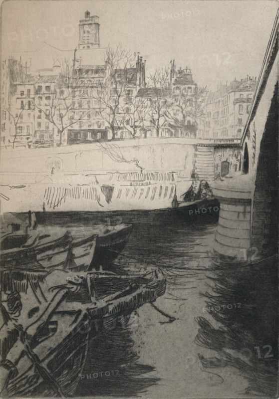 'St Gervais', 1915. Artist: Edgar Chahine.