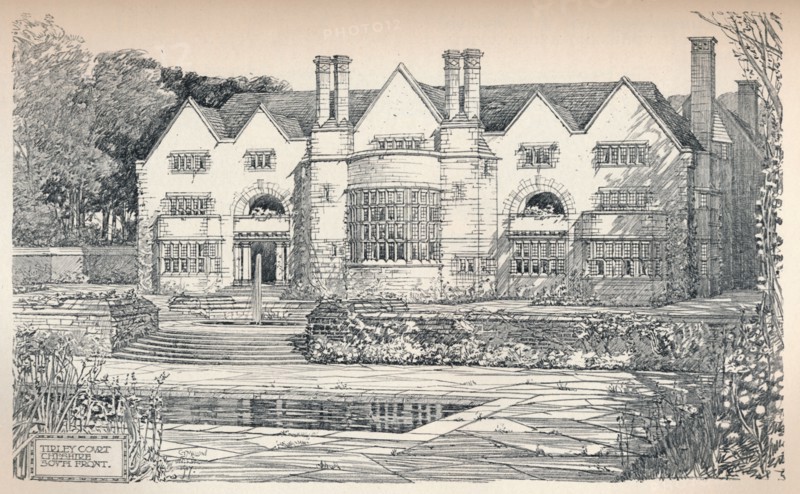 'Tirley Court, Cheshire: South Front', 1906. Artist: Charles Edward Mallows.
