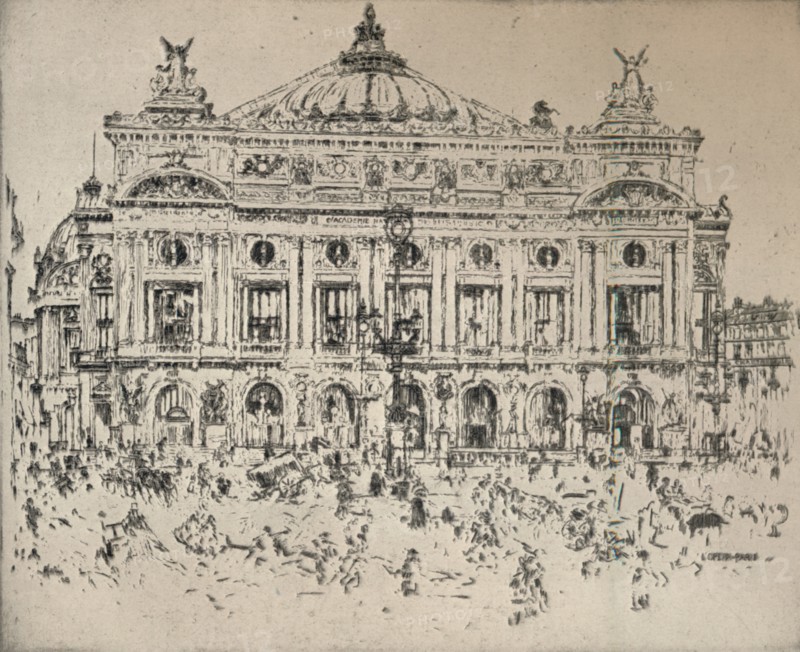 'The Opera', 1915. Artist: John Marin.