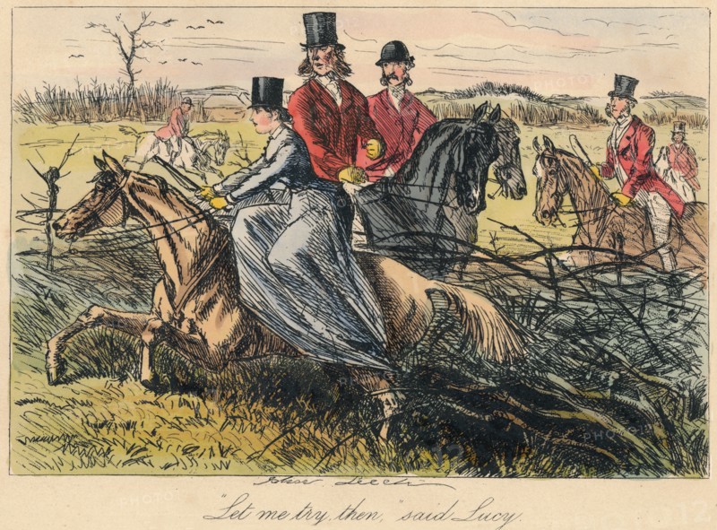 Let me try them, said Lucy', 1865. Artist: Hablot Knight Browne.