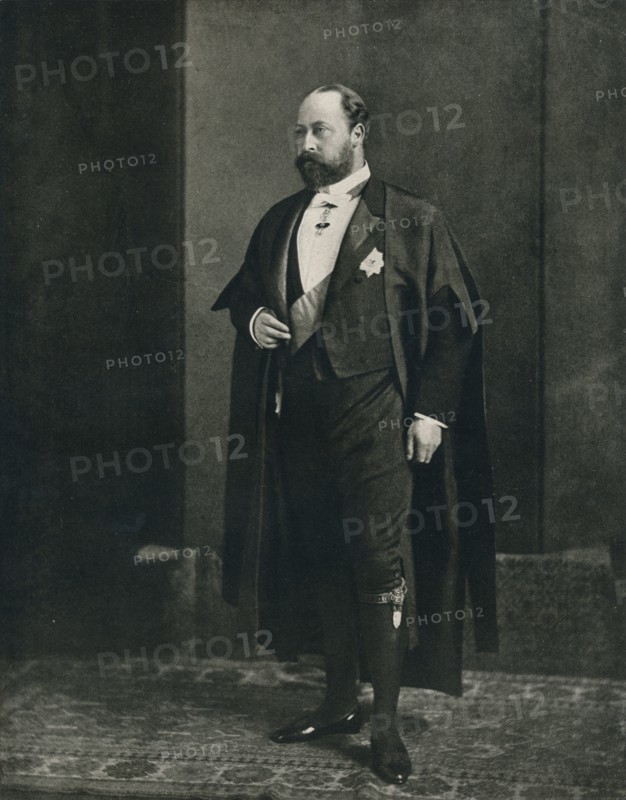 The Prince of Wales as a bencher of the Middle Temple, 1884 (1910). Creator: W&D Downey.