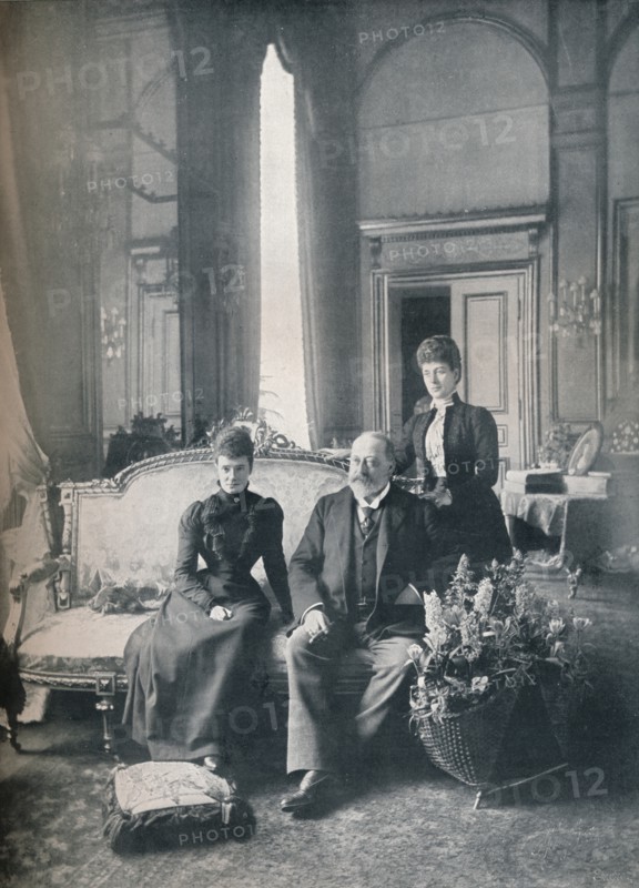 The future King Edward VII and Queen Alexandra in Denmark, 1900 (1911). Creator: Mary Steen.