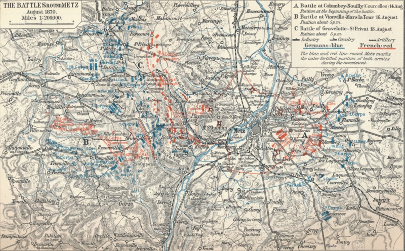 'The War of 1870-71. From the plans of the Prussian General Staff and other Sources', 1907. Artist: Unknown.