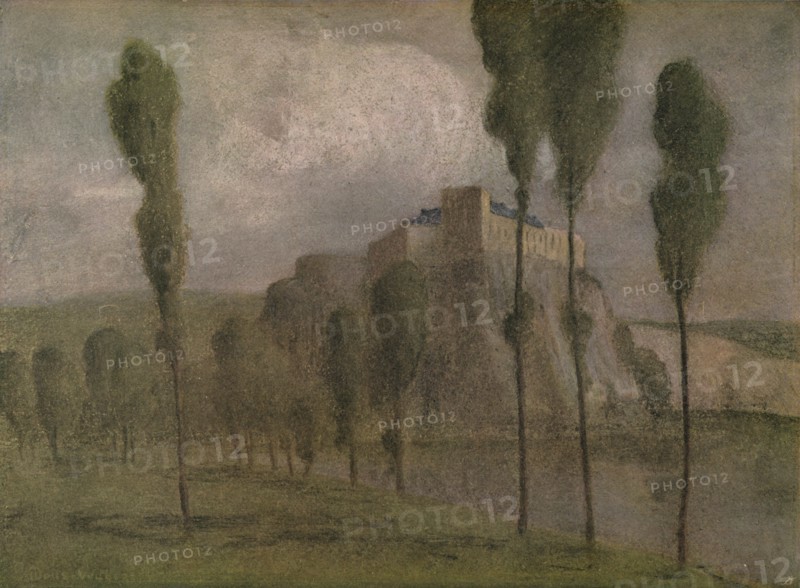 'A Northern Castle', c1900. Artist: Isobelle Ann Dods-Withers.