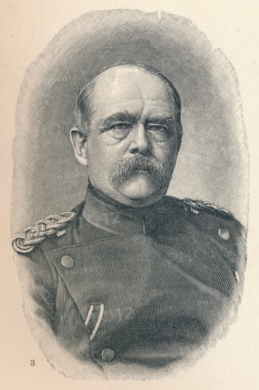 '3 - Otto Van Bismarck At Four Stages Of His Career', 1907. Artist: Unknown.