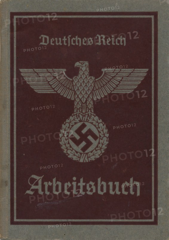 Front cover of a Nazi German workbook, 1941. Artist: Unknown.