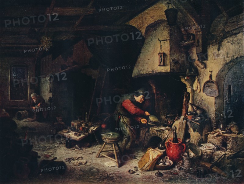 'An Alchemist', 1661. Artist: Adriaen van Ostade.