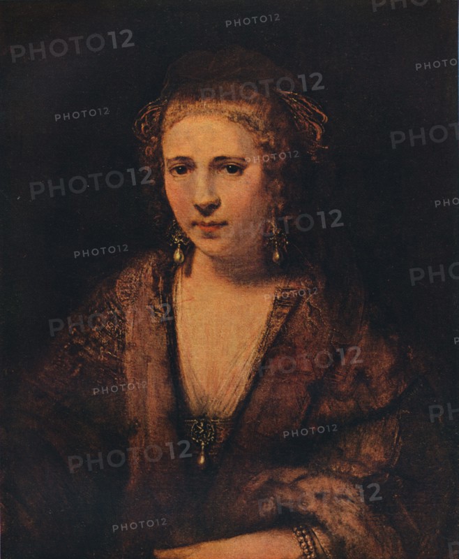 'Portrait of Hendrickje Stoffels with a Velvet Beret ', c1654. Artist: Rembrandt Harmensz van Rijn.
