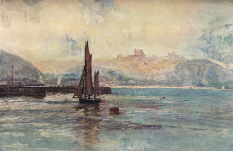 'Dover-Evening', c1895. Artist: John William Buxton Knight.