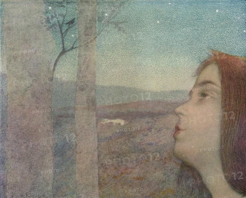 'Appel à l?oiseau (The Bird Call)', c1908. Artist: Alexandre de Riquer.