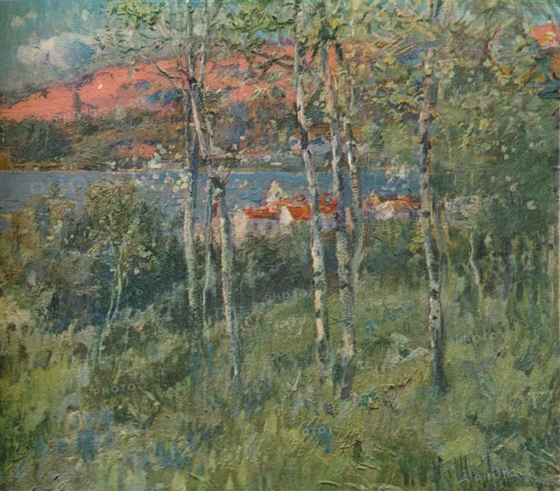 'A Village in Galicia (Spain)', c1908. Artist: Eliseo Meifren y Roig.