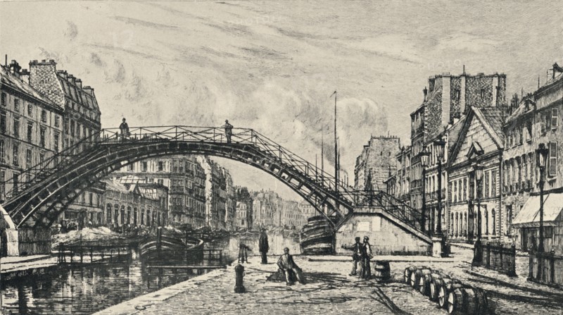 'Quai de Jemmapes', 1915. Artist: Lucien Gautier.
