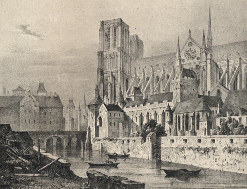 'L'Eveche', c1550-c1638 (1915). Artist: Unknown.