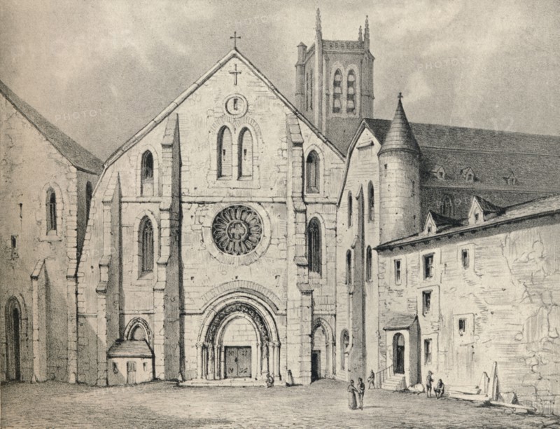 'The Portal of the Abbey of St Genevieve', 1915. Artist: Unknown.